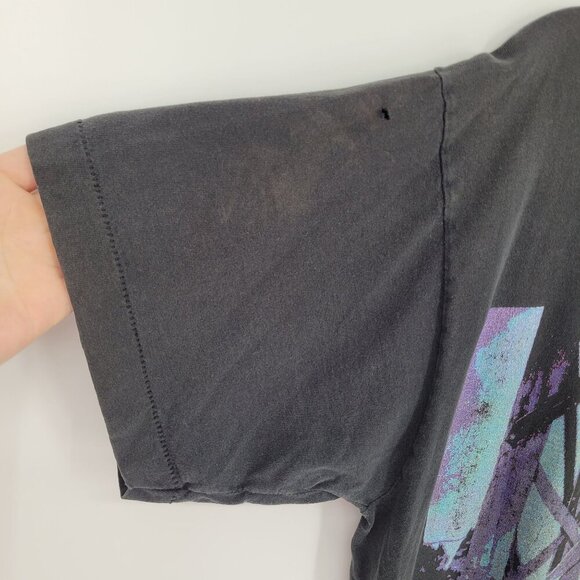 Fruit of the Loom Mens Large Single Stitch ZZ Top short sleeve tee FLAWED - Picture 6 of 15